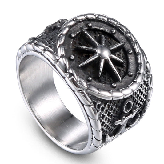 Titanium Steel Men's Dominant Anchor Ring - Wholesale Jewelry Supply from AliExpress