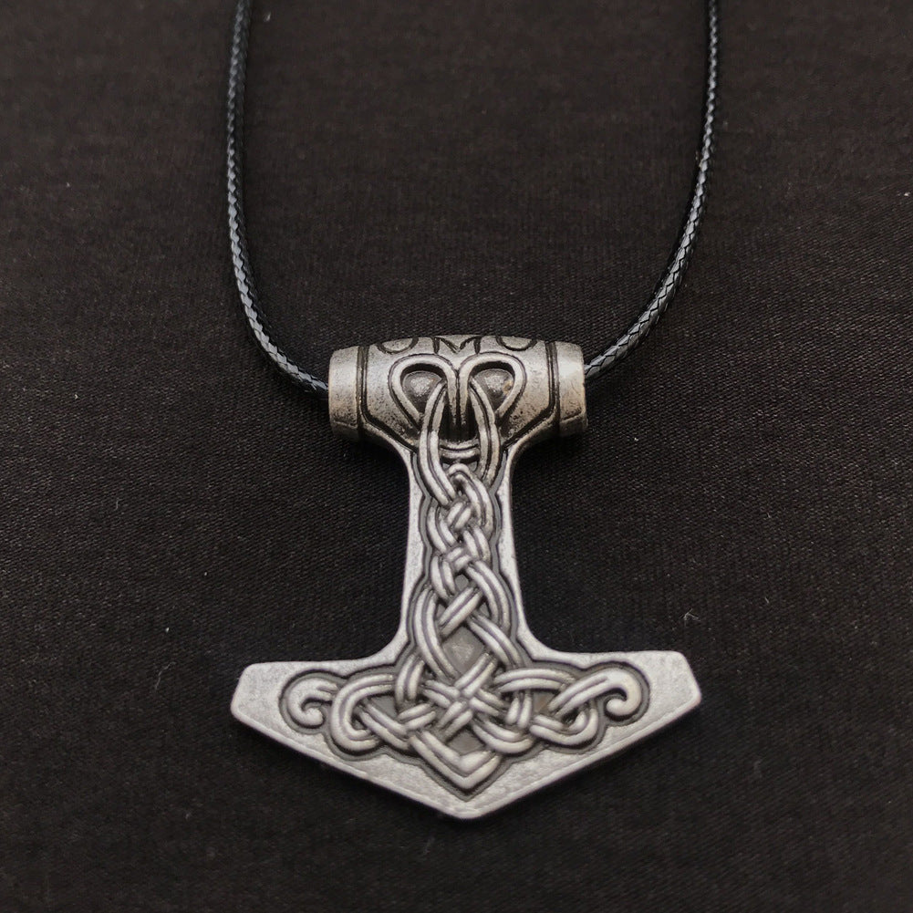 Viking Mjollnir Hammer Pendant Necklace - Norse Legacy Collection