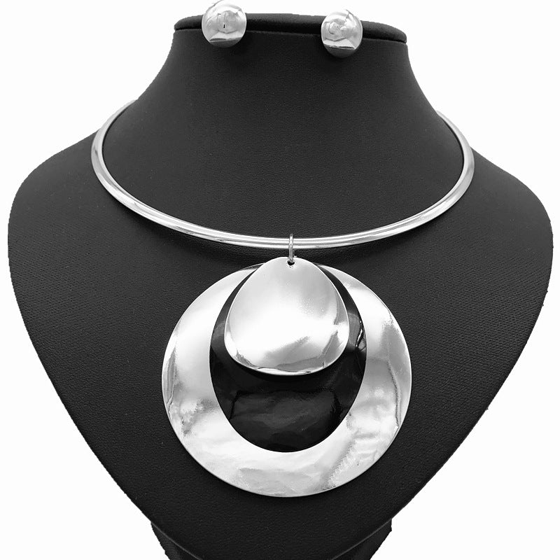 African Style Exaggerated Collar Necklace from Planderful Collection