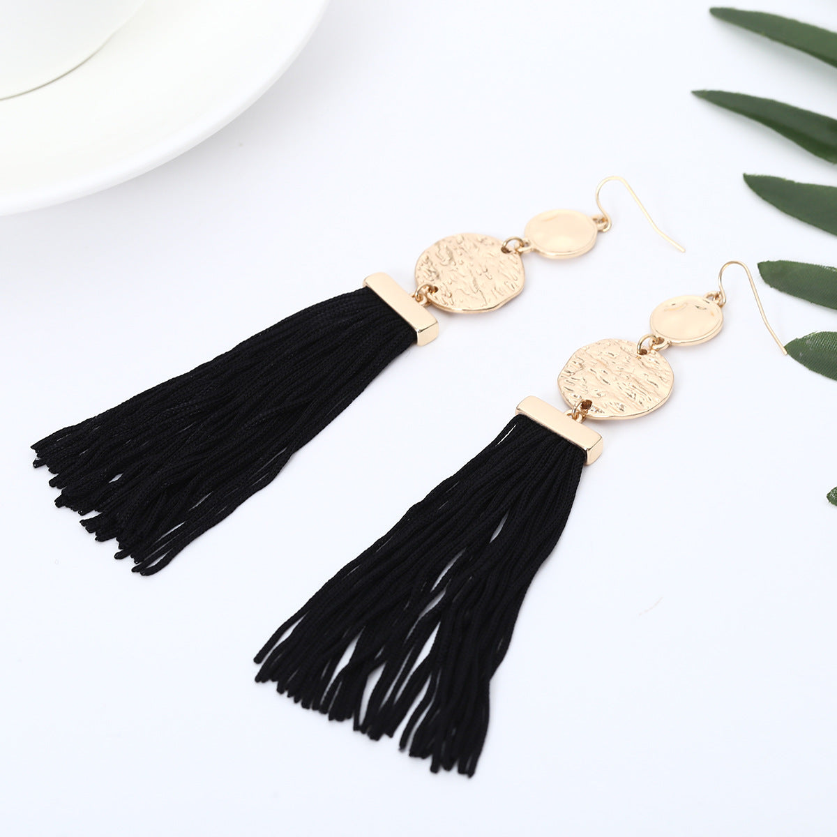 Versatile Geometric Tassel Earrings with a Touch of Creativity and Sophistication