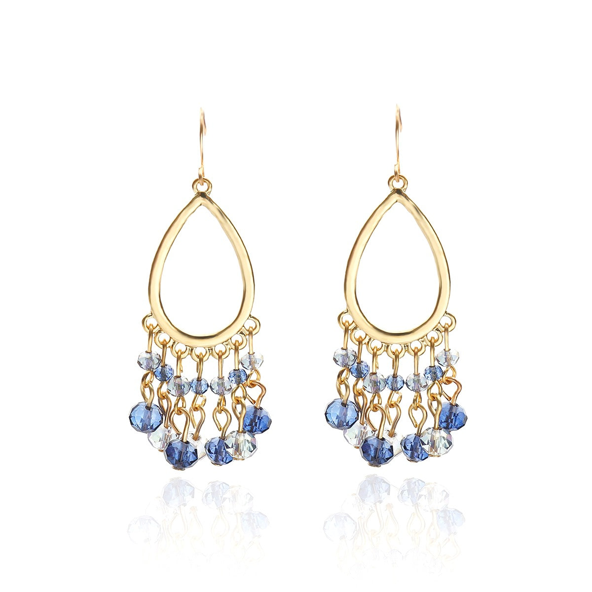 Elegant Vienna Verve Earrings with Geometric Retro Design