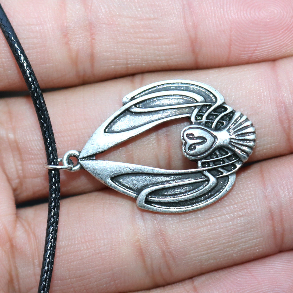 Enchanting Handcrafted Celtic Owl Necklace - Unisex Elven Amulet Jewelry