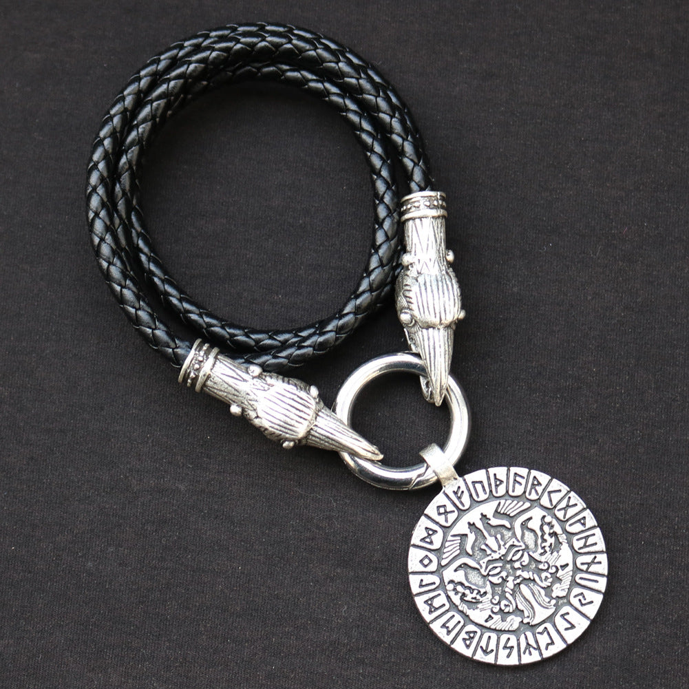 Viking Odin Avatar Pendant Necklace - Norse Legacy Collection