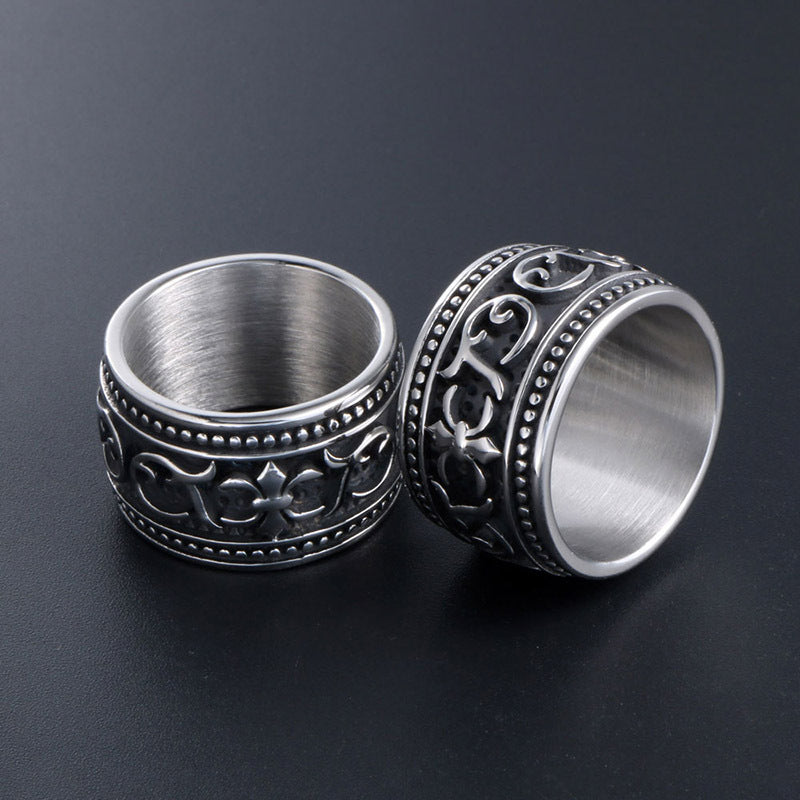 Stylish Titanium Steel Ring Wrench for Men - Trendy Personalized Jewelry