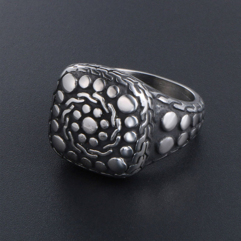 Vintage-Inspired Titanium Steel Goose Design Ring for Men - Trendy Personalized Fashion Accessory