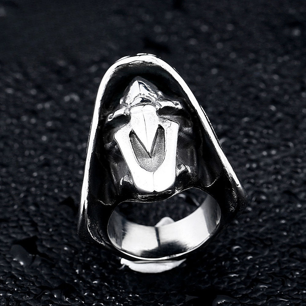 Personalized Men's Overwatch Reaper Ring - Stylish Titanium Steel Gaming Jewelry