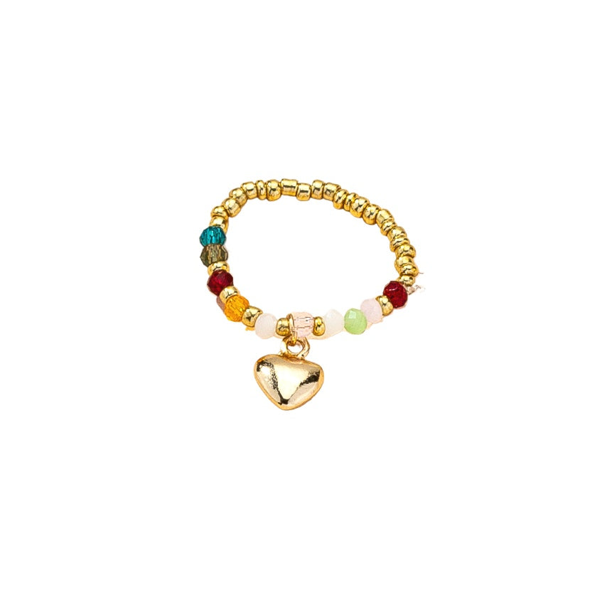 Vienna Verve Love Ring: Stylish Beaded Jewelry for Fashionable Women