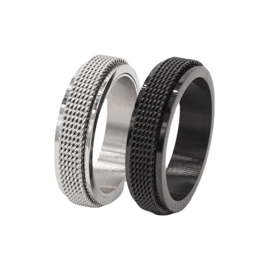 Men's Titanium Steel Ring - Simple and Elegant Cold Style