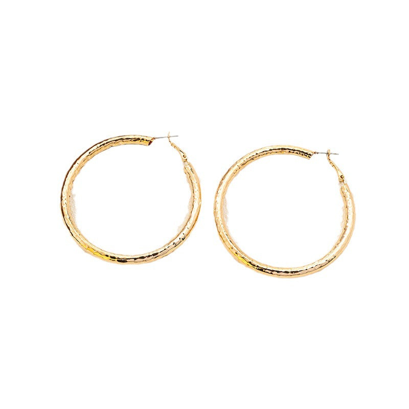 Extravagant Metal Niche Round Earrings - Vienna Verve Collection