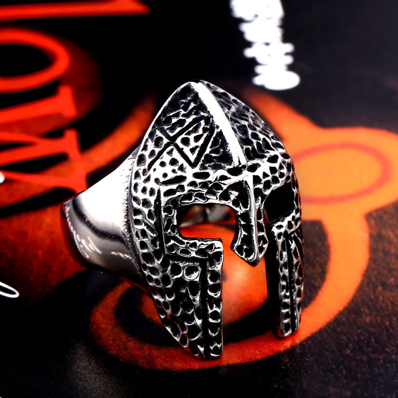 Personalized Retro Titanium Steel Ring for Men - Stylish European and American Fashion Accessory