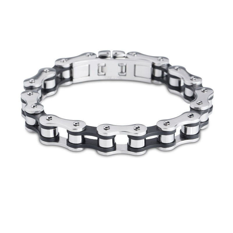 Men's Woven Titanium Steel Bracelet - Simple and Stylish European-American Design