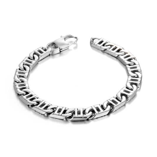 Timeless Titanium Steel Geometric Jewelry for Men and Women - Personalized Bracelets and Necklaces