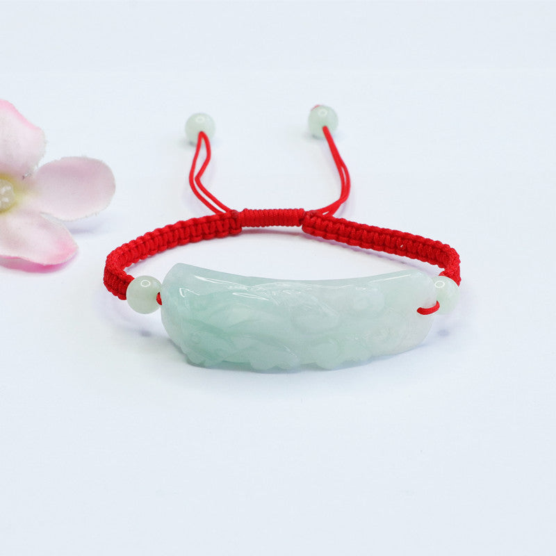 Fortune's Favor Sterling Silver Jade Bracelet