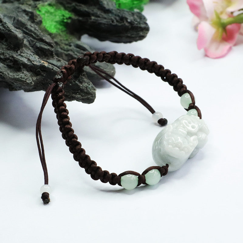 Fortune's Favor Sterling Silver Jade Bracelet