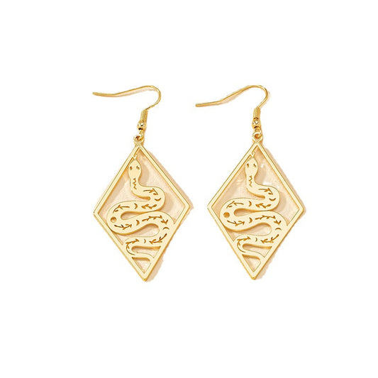 Hollow Snake Earrings - Vienna Verve Collection