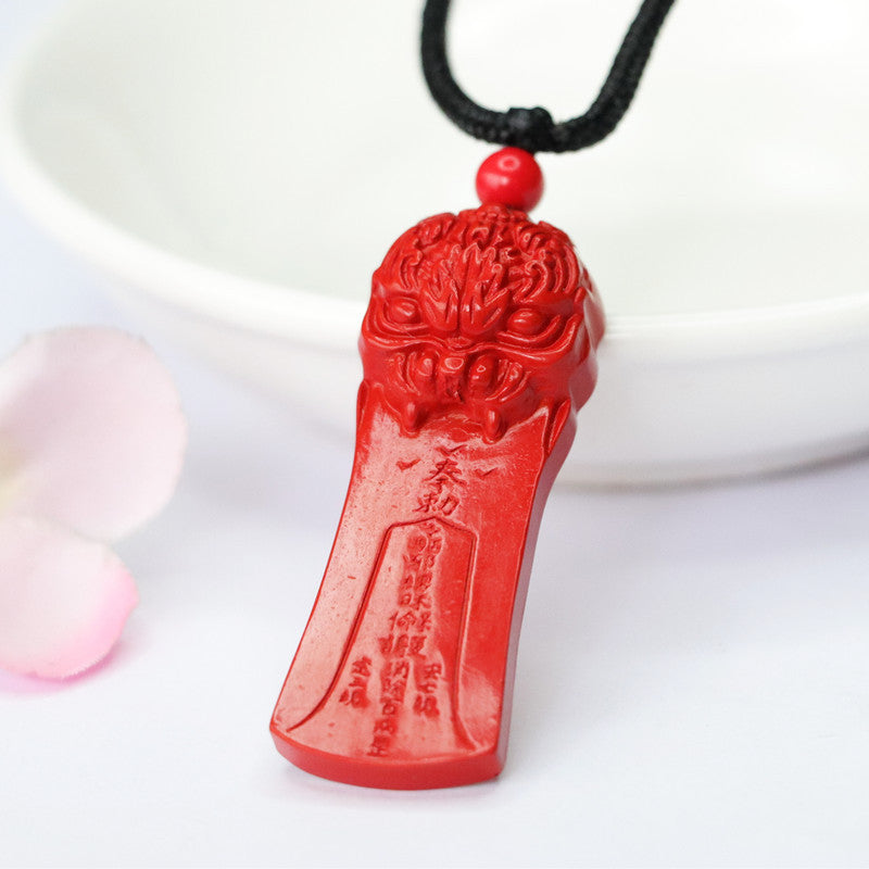 Vermilion Sand Pendant: Symbol of Prosperity and Protection