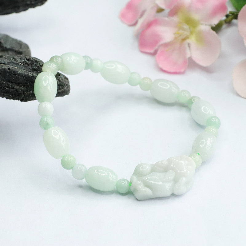 Fortune's Favor Sterling Silver Jade Bracelet