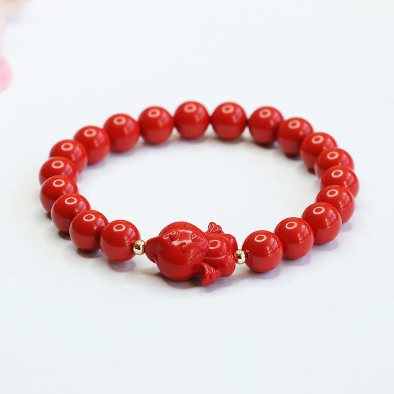 Cinnabar 12 Zodiac Bracelet