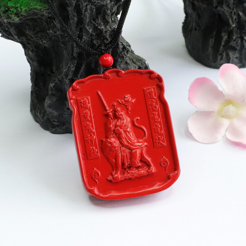 Vermilion Sand Pendant, Inspired by Daoist Zhang Master Elegance