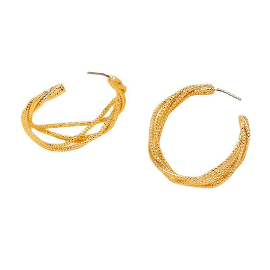 Chic Metal Line Earrings - Vienna Verve Collection