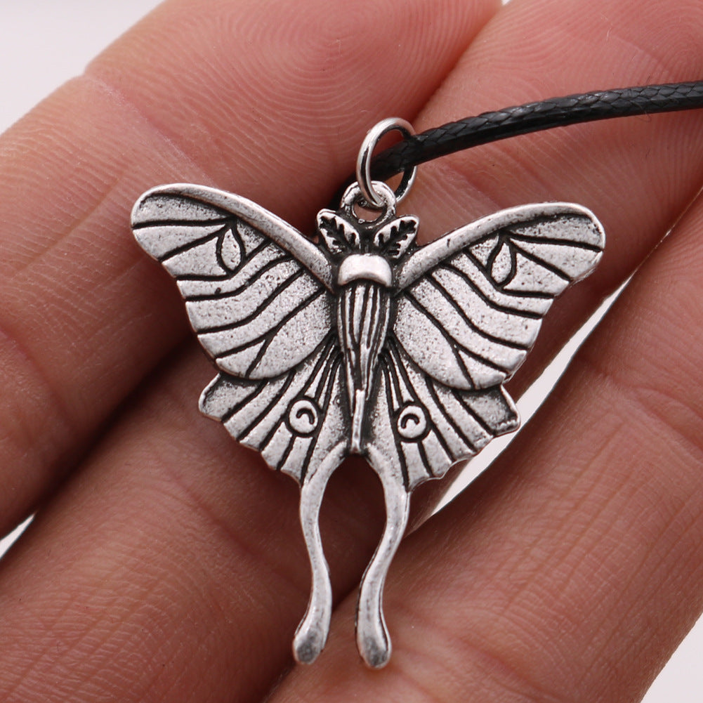 Mini Death Valley Moth Pendant Men's Necklace - Norse Legacy Collection