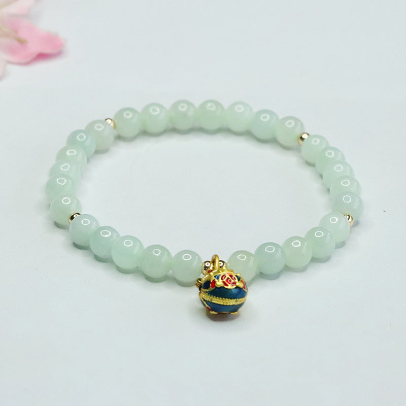 Auspicious Gold Beast Jade Bracelet