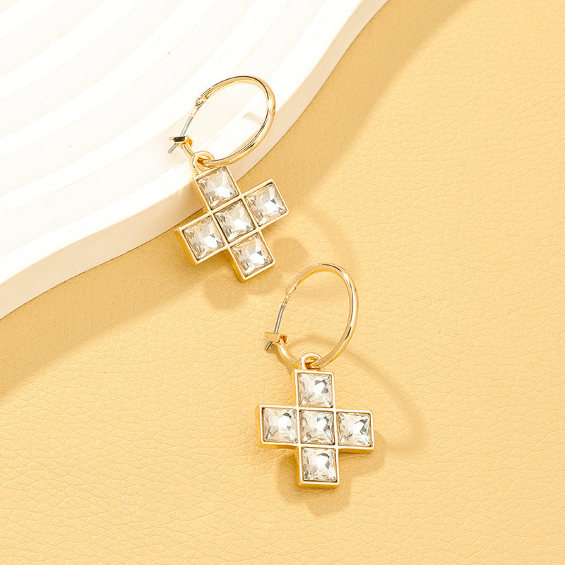 Cross Earrings - Vienna Verve Collection by Planderful