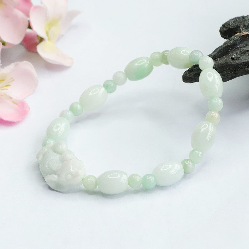 Fortune's Favor Sterling Silver Jade Bracelet