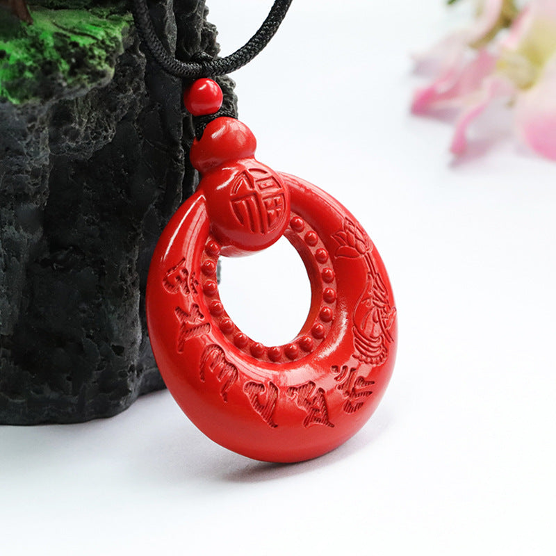 Tranquil Harmony Mantra Stone Pendant