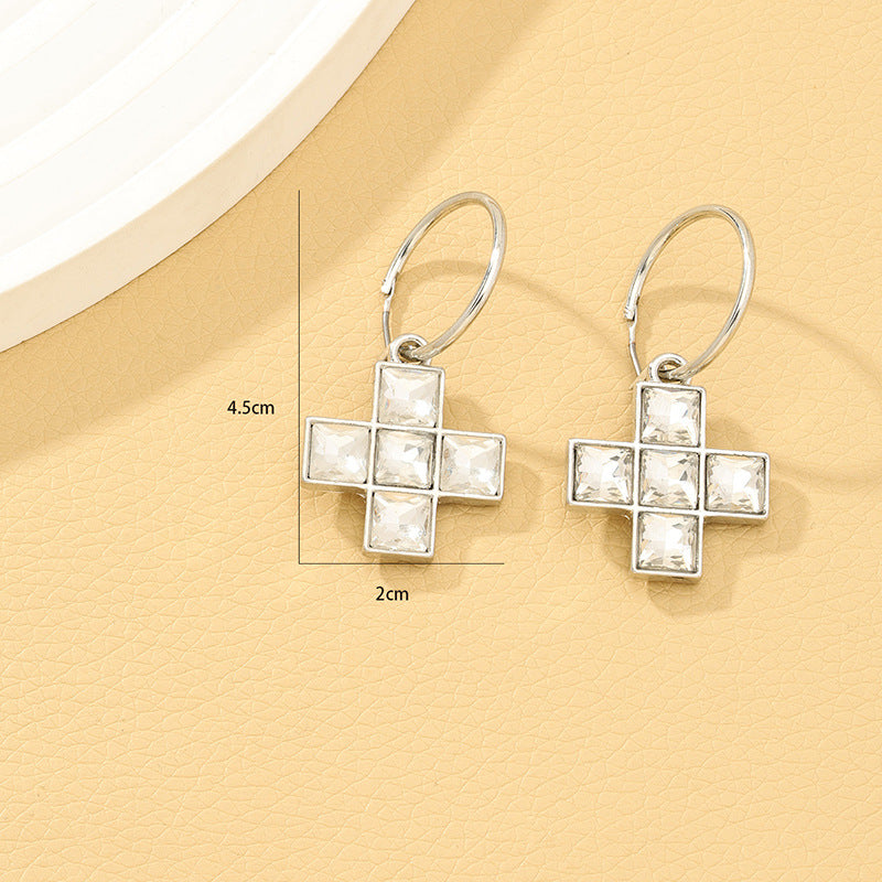 Cross Earrings - Vienna Verve Collection by Planderful