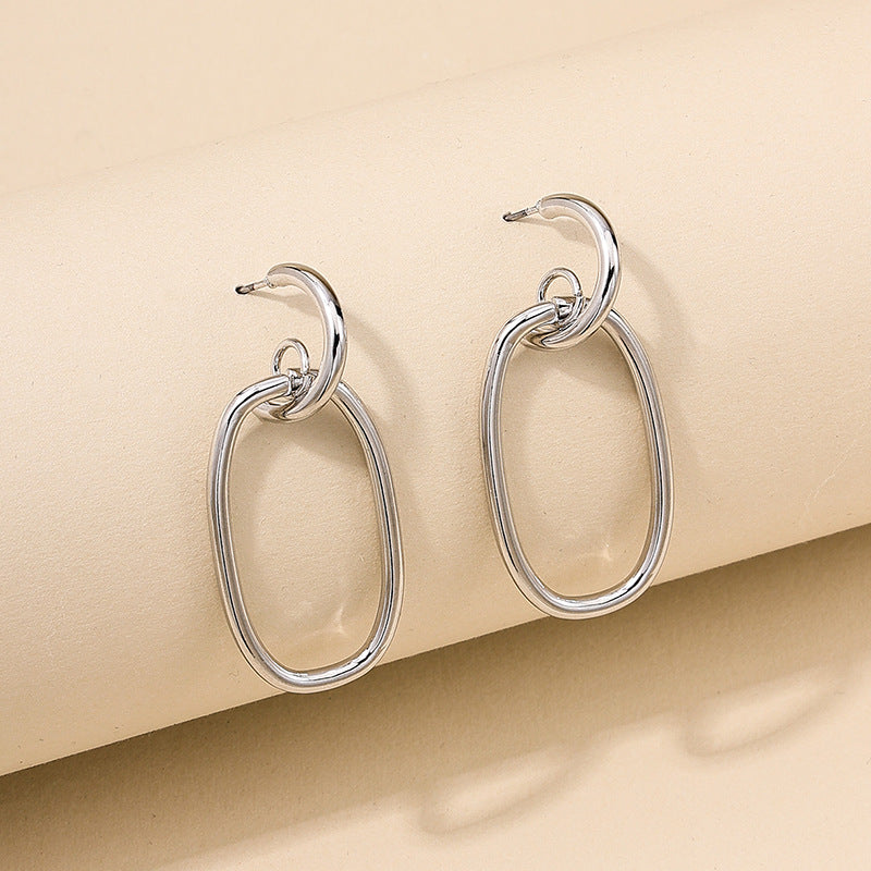 Temperament Round Ring Earrings in Vienna Verve Collection