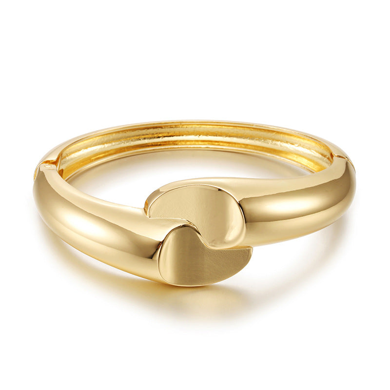 Glossy Gold Bracelet from Vienna Verve Collection