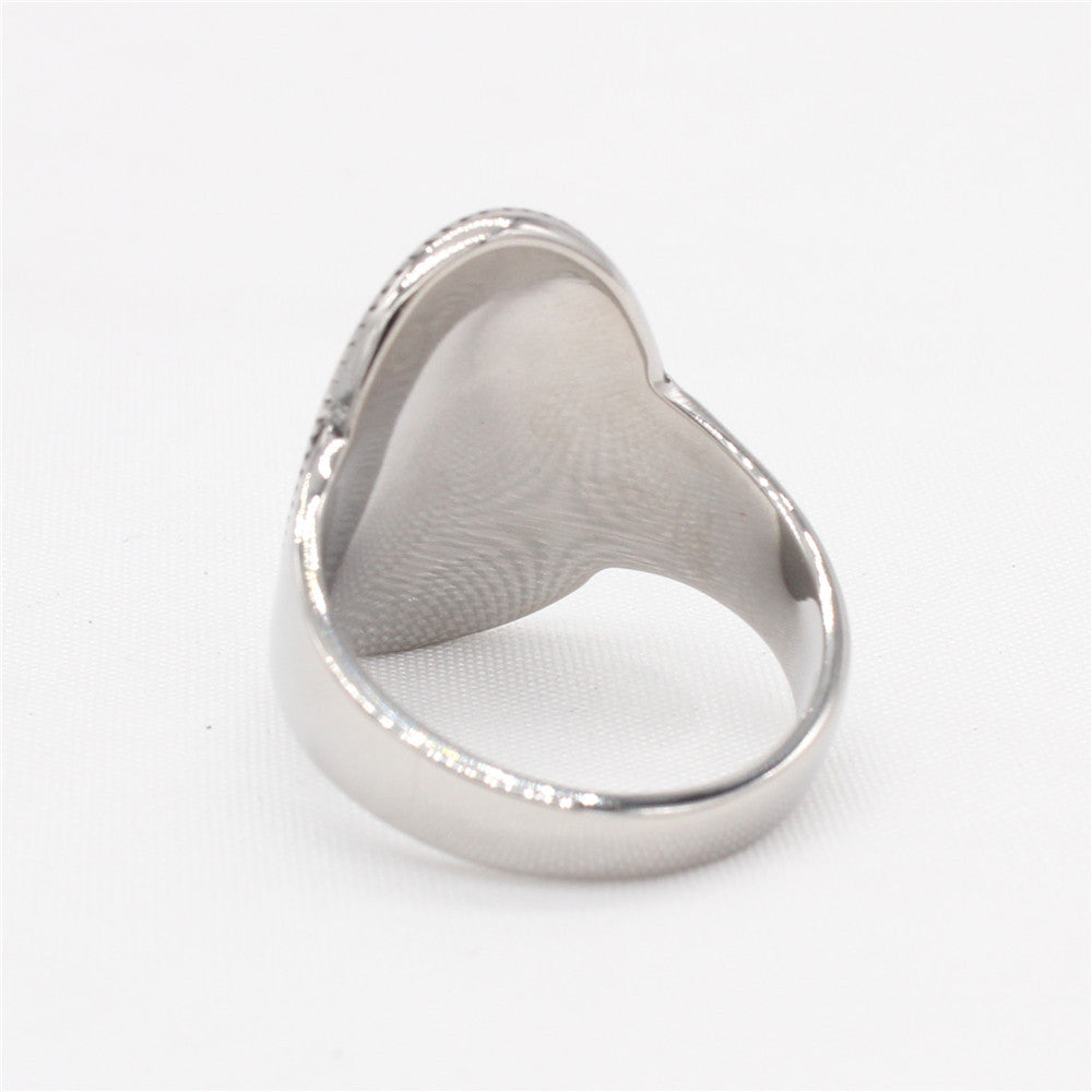 Vintage Bohemian Titanium Steel Ladies Ring - Wholesale Jewelry