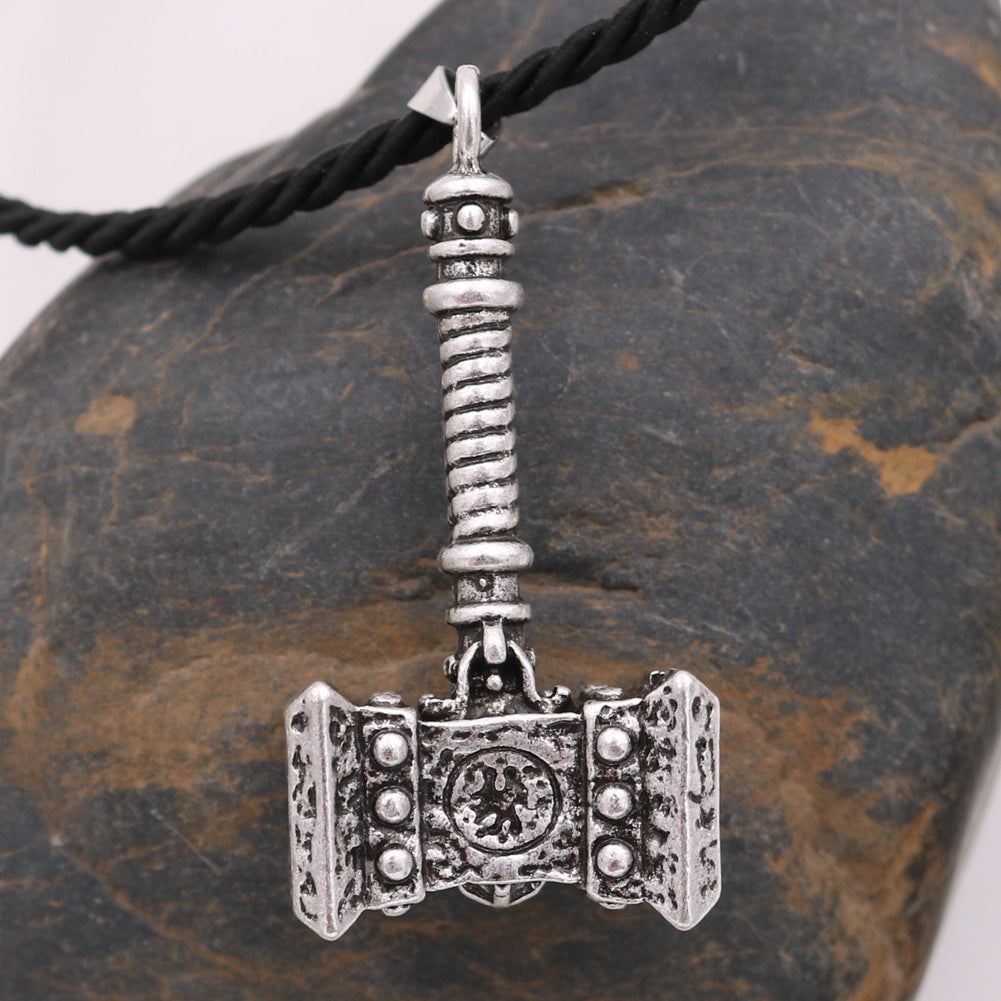 Viking Thor's Hammer Necklace - Norse Legacy Collection