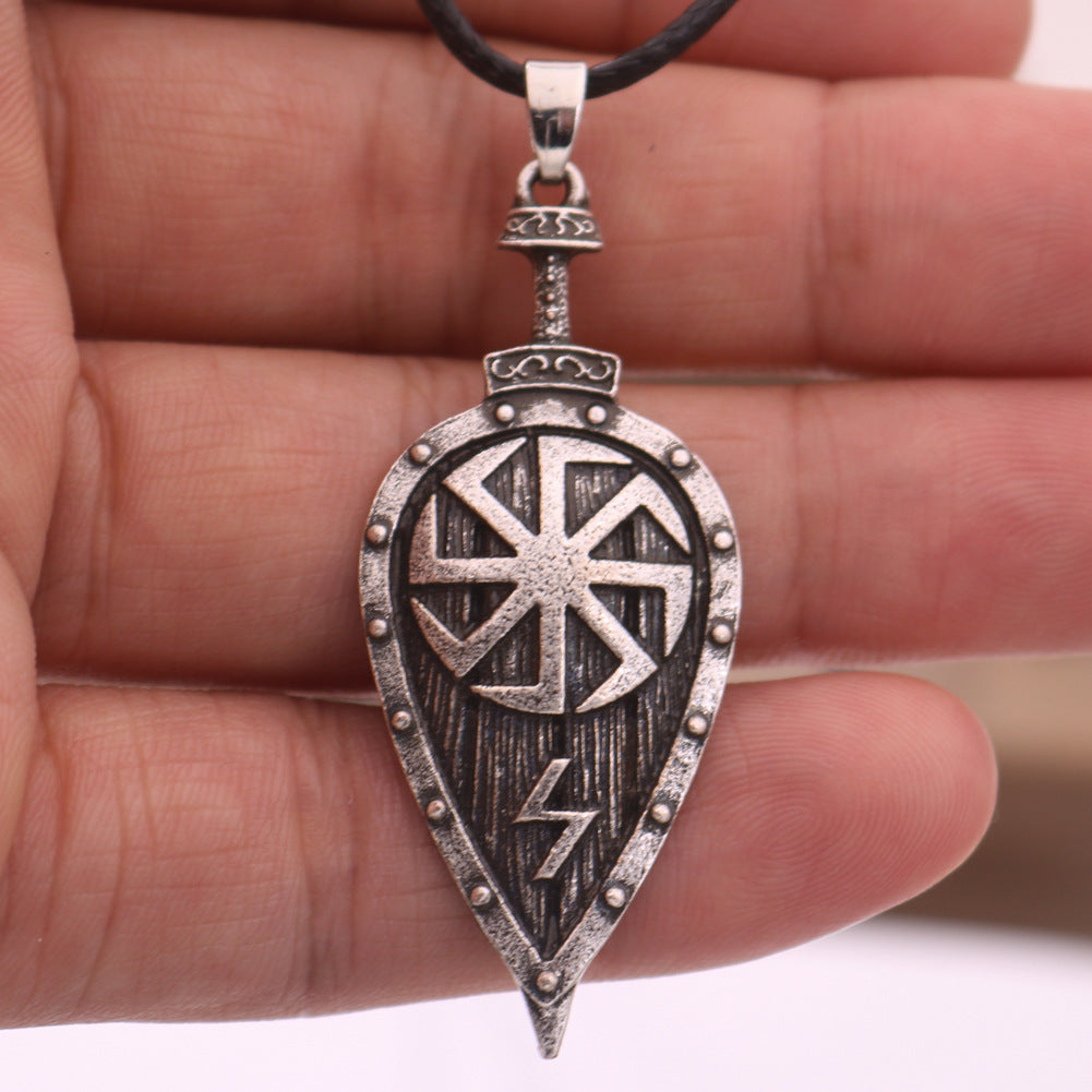 Viking Rune Pendant Necklace - Norse Legacy Collection