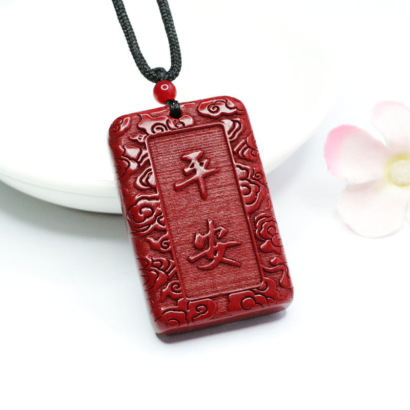 Cinnabar Pendant Protective Talisman Brand Life Safe Pendant