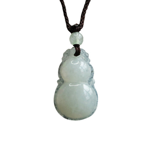 Grade A Gourd Fortune's Favor Jade Pendant