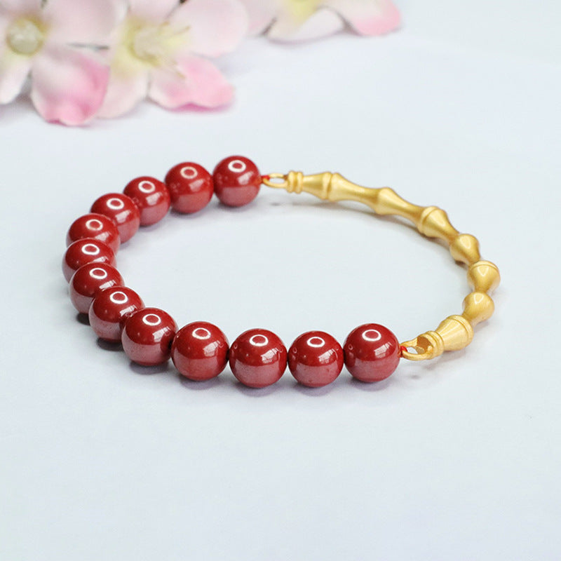 Golden Bamboo Vermilion Sand Bracelet