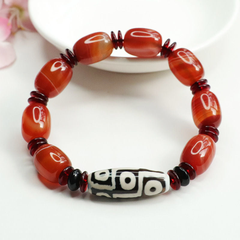 Red Agate Heavenly Bead Jewelry Bracelet