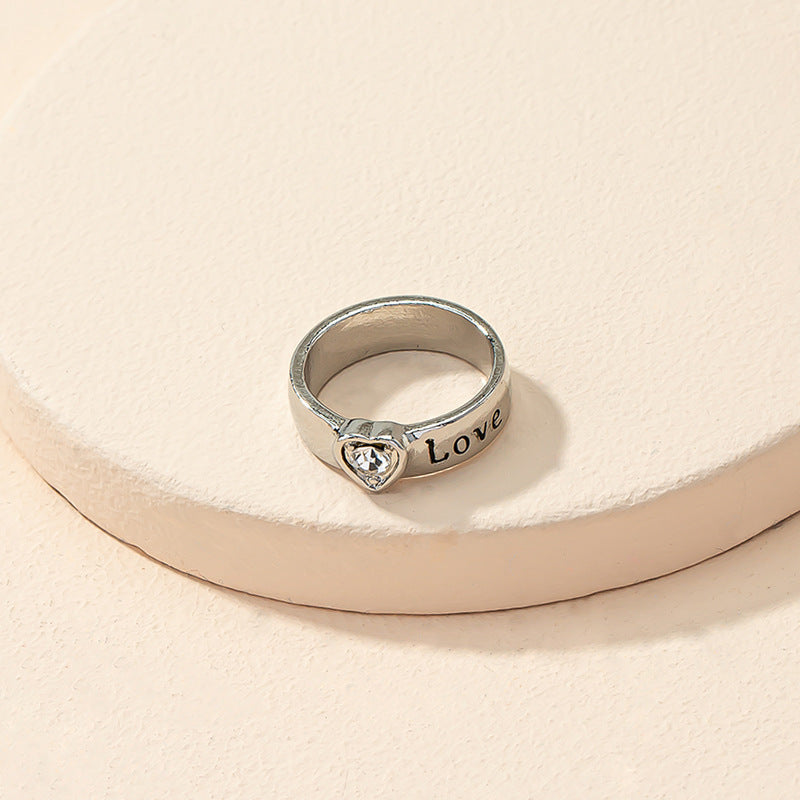 Love Letter Ring - Exquisite High-End Fashion Jewelry for Chic Elegance