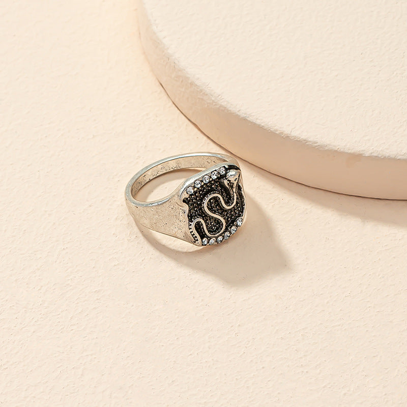 Vintage Serpentine Style Ring with a Personalized Twist