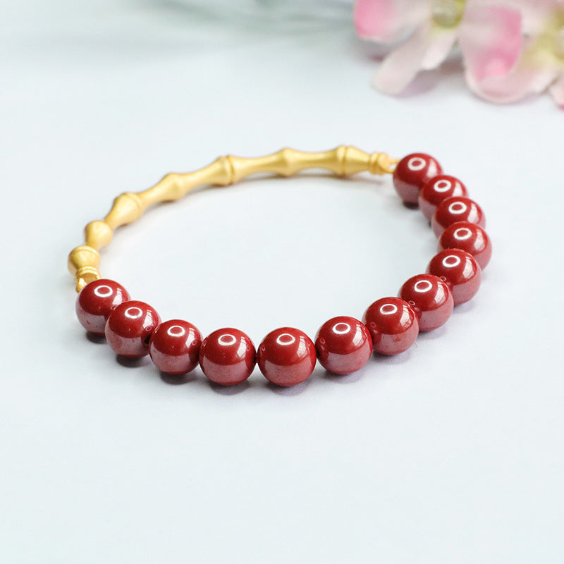 Golden Bamboo Vermilion Sand Bracelet