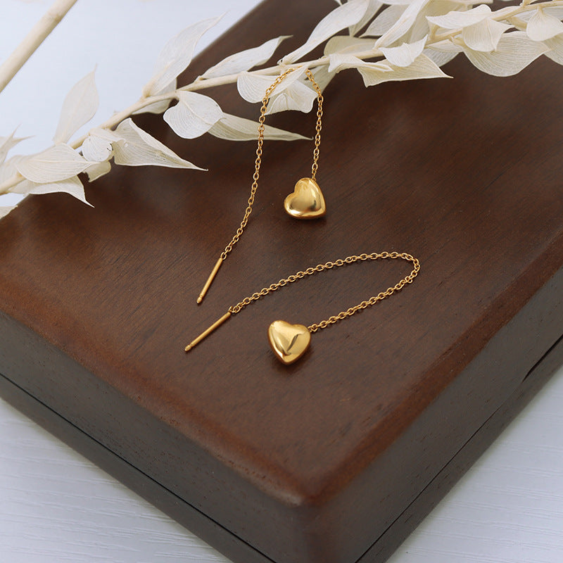 Elegant Personalized Tassel Earrings - Hypoallergenic 18K Gold Plated