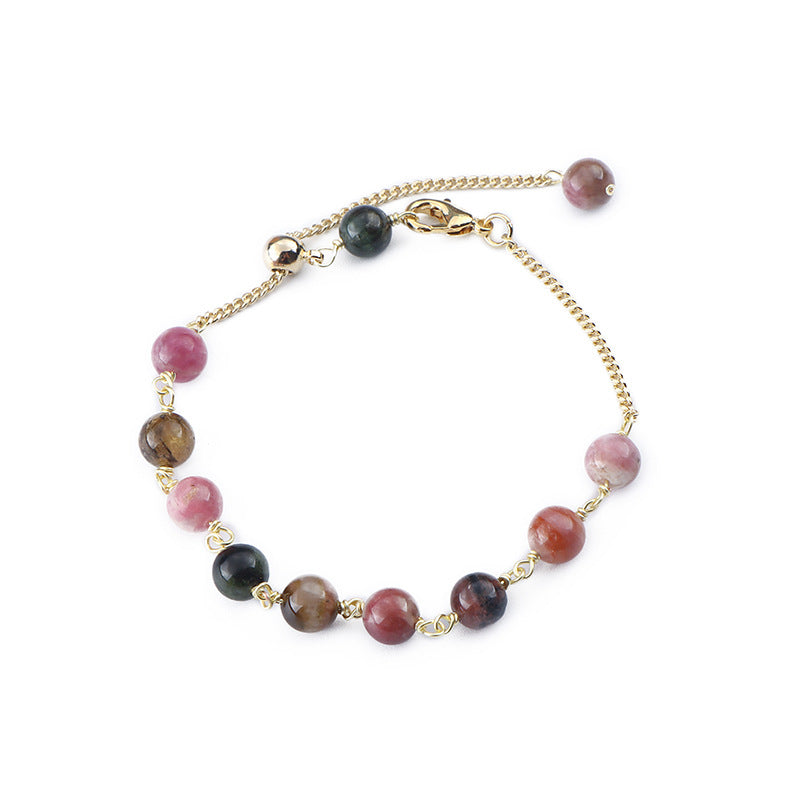 Lucky Crystal Tourmaline Bracelet for Girls - Planderful Collection