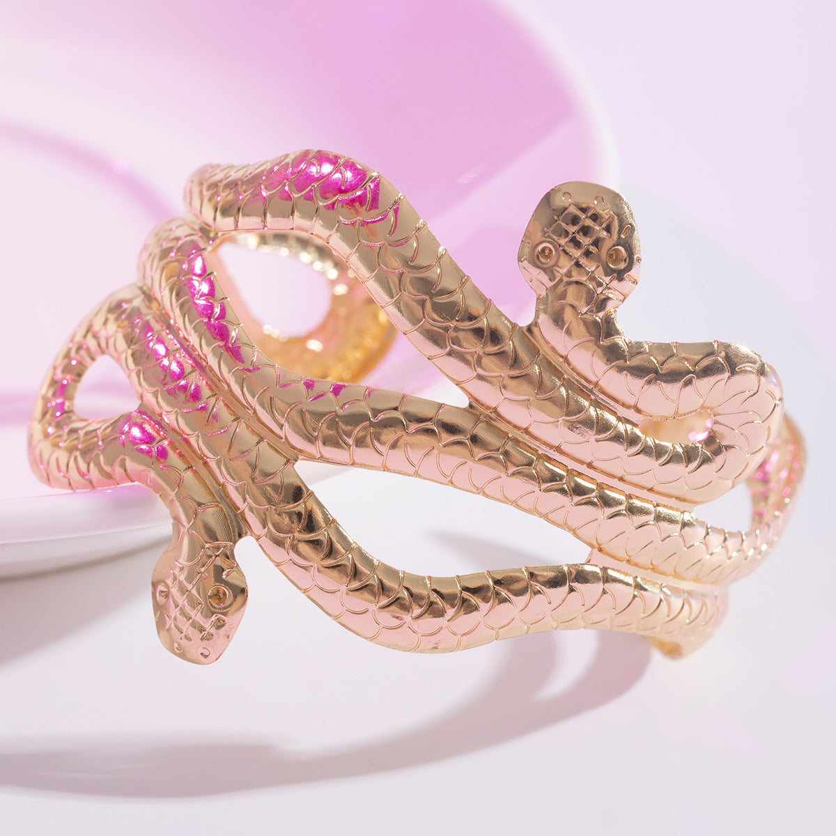 Snake Twisted Open Bracelet from Vienna Verve Collection