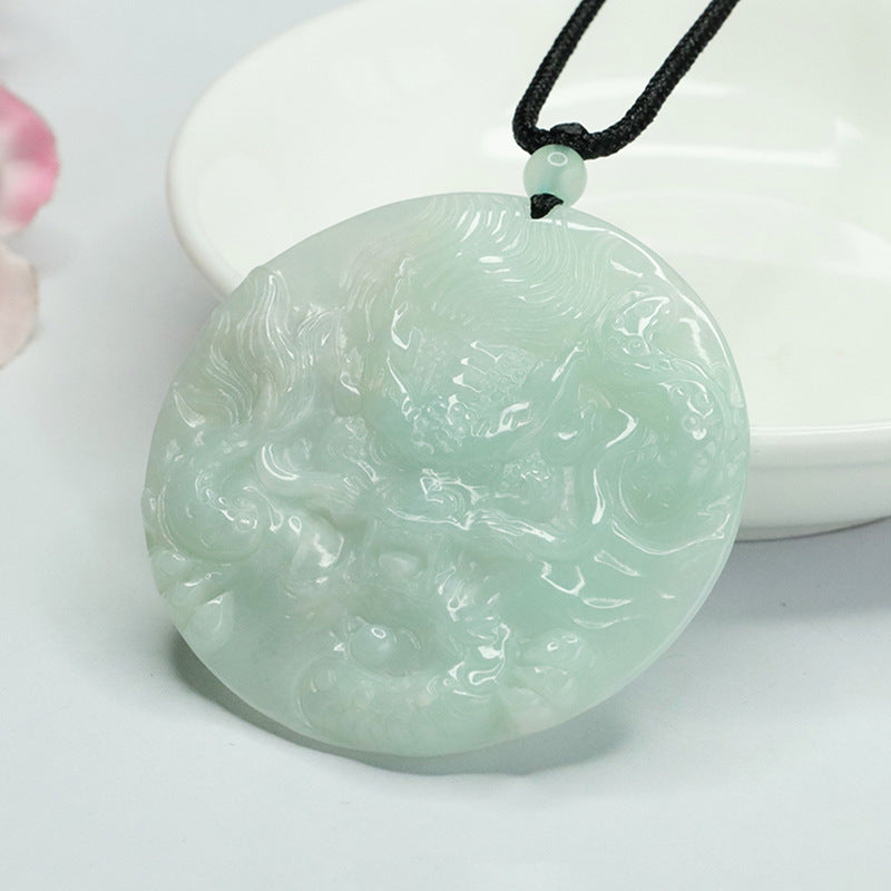 Jade Dragon Pendant from Fortune's Favor Collection