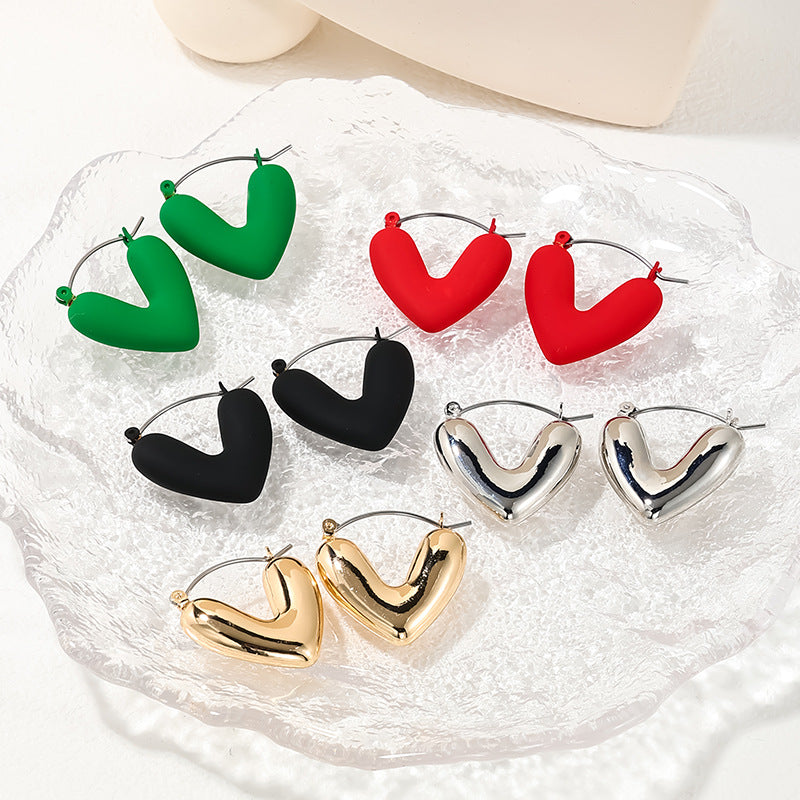 Sweet Heart Stud Earrings - Vienna Verve Collection