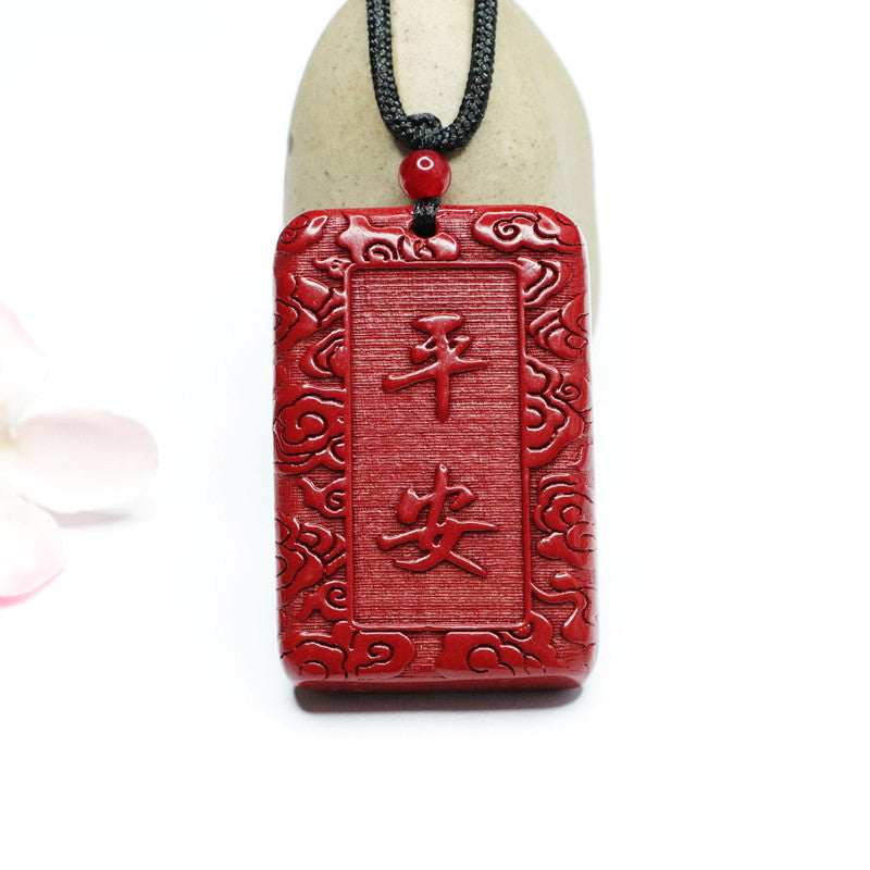 Cinnabar Pendant Protective Talisman Brand Life Safe Pendant