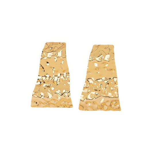 Geometry Chic Metal Earrings - Vienna Verve Collection