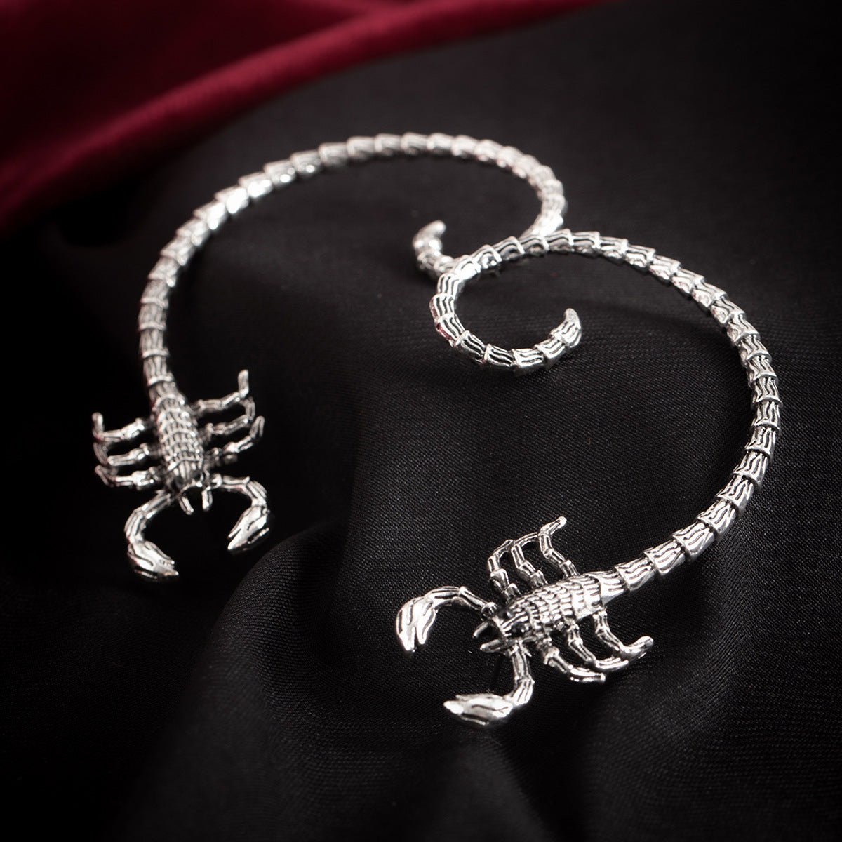 Edgy Scorpion Stud Earrings - Unique Ear Bone Jewelry